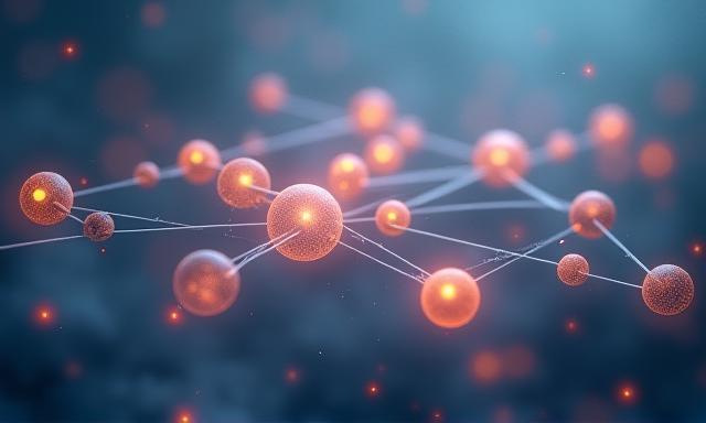 Abstract image representing community and support through connected shapes