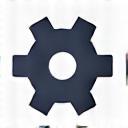 Gear icon for technical issues